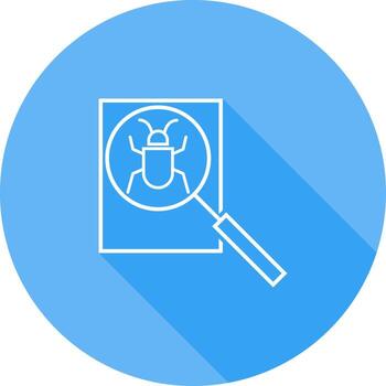 icono de vector de depuración