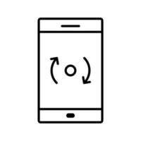 Backup Line Icon vector