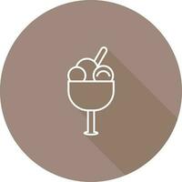 Icecream goblet Vector Icon
