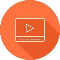 Video Player Vector Icon