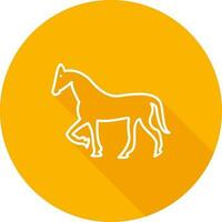 icono de vector de caballo