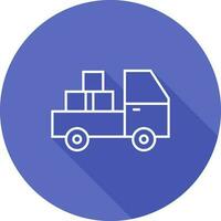 icono de vector de camioneta