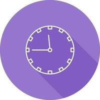 Wall Clock Vector Icon