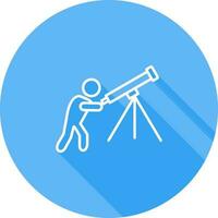 Adjusting Telescope Vector Icon