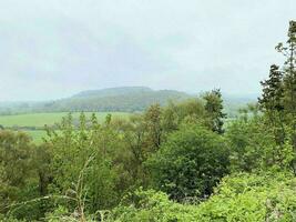 Beeston in the UK in April 2023. A view of Beeston Castle and its grounds photo