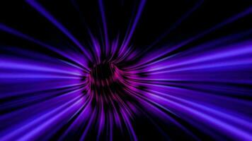 A vortex tunnel of streaming strands of light - Loop video