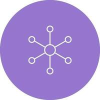 Molecular Structure Vector Icon