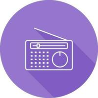 icono de vector de radio