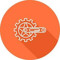 Crankset Vector Icon