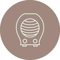 Fan Heater Vector Icon