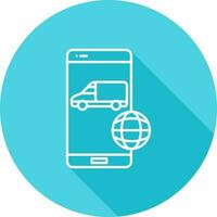 Online Logistics Vector Icon