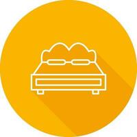 Double Bed Vector Icon