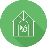 icono de vector de edificio ecológico