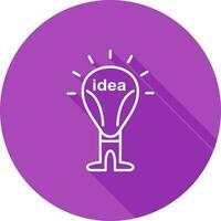 icono de vector de idea brillante