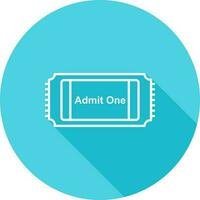Movie Ticket Vector Icon