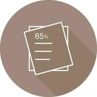 Graded Paper Vector Icon