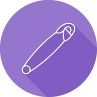 Safety Pin Vector Icon