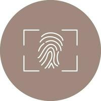 Fingerprint Vector Icon