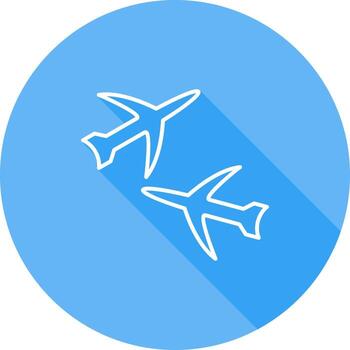 icono de vector de múltiples vuelos