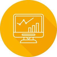 Lcd Growth Vector Icon