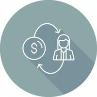 icono de vector de conversión