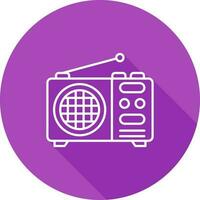 icono de vector de radio