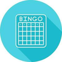 icono de vector de bingo