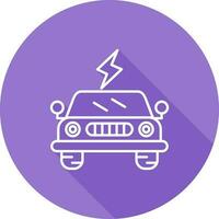 Electric Car Vector Icon