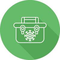 Portable Fridge Vector Icon