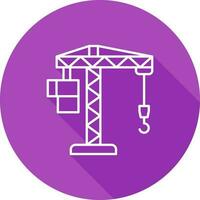 Crane Lifting Vector Icon