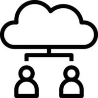 ilustración de vector de nube en un fondo. símbolos de calidad premium. iconos vectoriales para concepto y diseño gráfico.