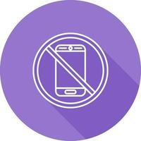 No Phone Vector Icon