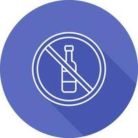 No Alcohol Vector Icon