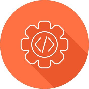 icono de vector de codificación