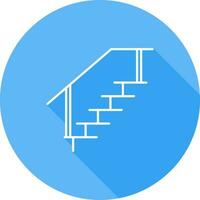 icono de vector de escaleras