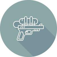 icono de vector de pistola de agua