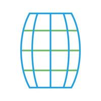 Barrel Line Icon vector