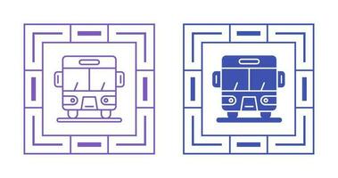 autobús vector icono conjunto