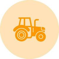 icono de vector de tractor