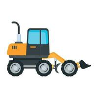 Trendy Motor Grader vector