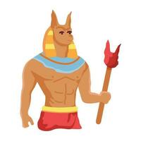 de moda anubis Dios vector