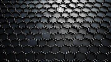 hexagon iron metal texture , photo