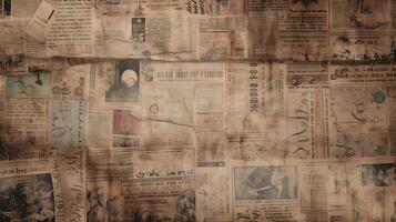 old newspaper texture,newspaper wallpaper , photo