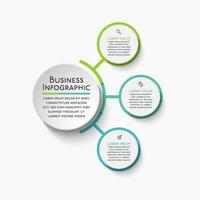 Presentation business infographic template vector