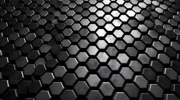 hexagon iron metal texture , photo