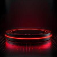 stand product 3d futuristic ,futuristic display product , photo