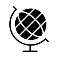 Globe vector icon. Navigation illustration sign. world map symbol.
