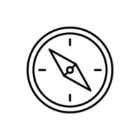 Compass Vector Icon. route illustration sign. road Symbol.