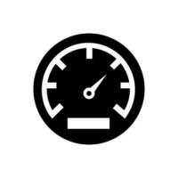 Speedometer icon vector. tachometer illustration sign. measuring device symbol. Display with measurement logo. vector