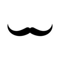 Mustache vector icon. Barbershop illustration sign. haircut symbol or logo.